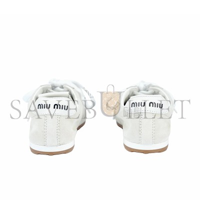 MIU MIU PLUME SUEDE SNEAKERS 5E114E MIU MIU PLUME SUEDE SNEAKERS 5E114E